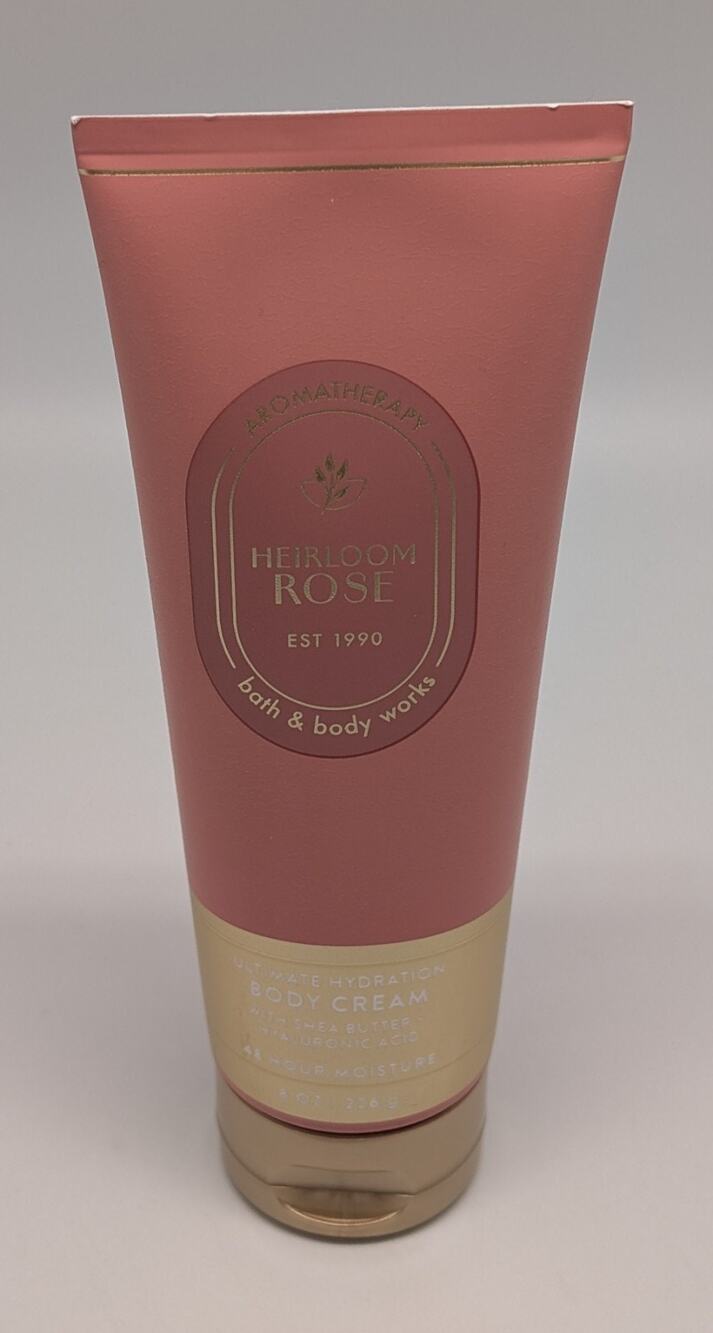 Bath & Body Works Aromatherapy Heirloom Rose Body Cream w/ Shea Butter - 8oz